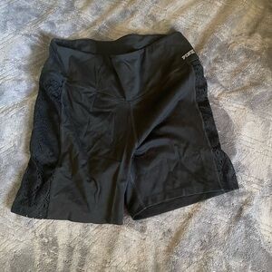 Victoria's Secret Pink Black Bike Shorts